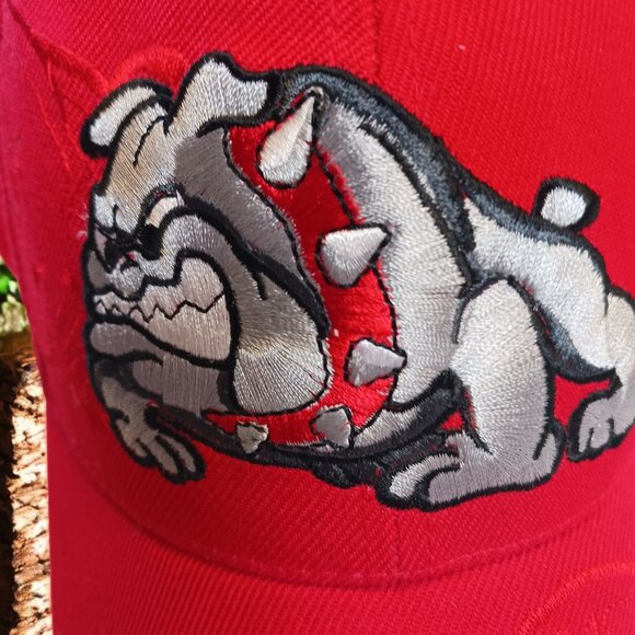 Santo Red Bulldog Baseball Cap NWOT – One Size, Velcro Adjustable, Unisex - Picture 9 of 10